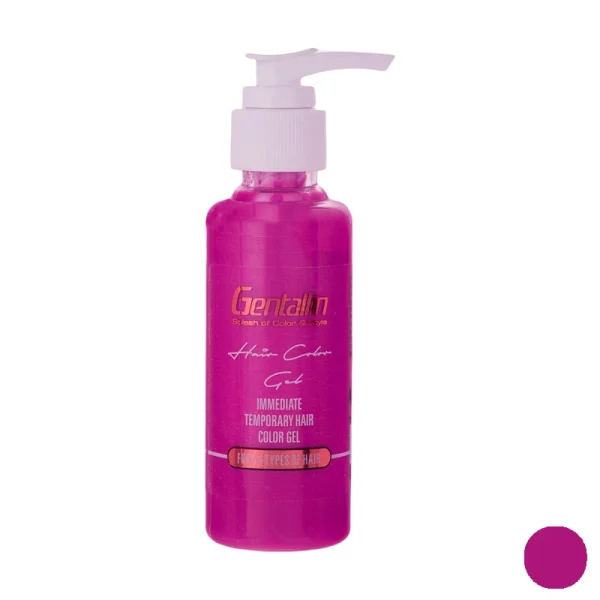 ژل رنگ موقت یاسی جنتالین مدل 014 حجم 100 میلی لیتر